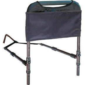 Able Life Bedside Mighty Rail, Padded Rail with Organizer Pouch for Seniors, Travel-Friendly Design Fits Most King, Queen, Full, and Twin Beds