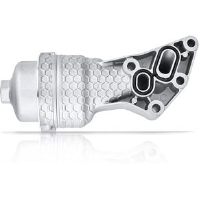 26300-3LAA0 Oil Filter Complete Assembly Aluminum Fits Hyundai Palisade 20-24 Genesis G80 17-20 Fits Kia Cadenza Sedona Sorento 17-21 Telluride 20-24 Oil Filter # 26345-3CKB0 Cap # 26350-3C701