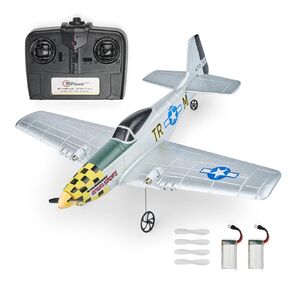 طائرة التحكم عن بعد من Top Race Old School - طائرة F4U Corsair المقاتلة بمدى يزيد عن 300 قدم - طائرة RC ذات 4 قنوات تعمل بالبطارية للألعاب البهلوانية والطيران البهلواني