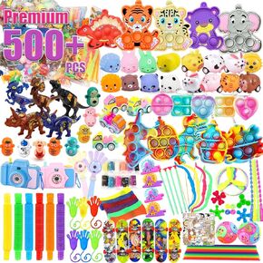 500+ PCS Premium Party Favors للأطفال 5-12 ، ألعاب متنوعة ، جوائز في الفصل الدراسي ، هدايا أعياد الميلاد ، غودي كيس ، حشو بيناتا ، حشو بيض عيد الفصح للبنين والبنات.