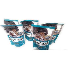 Seafood Medley Flavored Cat Treats Crunchy Outside Creamy Inside 5-Pack