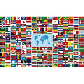 71 in Enlarged Over 200 World Flag Banners International Flags of The World Banner Welcome Country Flags Banner Backdrop Classroom Decorations Multicultural Around The World Soccer Birthday Party