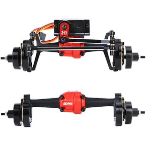 Rcawd +10 مم محور بوابة خلفية عريضة وادخلة توجيه لهواية بالإضافة إلى 1/18 CR-18P Evo Pro 1/18 Furitek FX118 Fury Wagon Katana RTR.