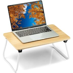 Portable Lap Desk Bed Desk Lap Table Bed Table, Laptop Stand Breakfast Serving Tray, Foldable & Lightweight Mini Table, Lap Tablet Desk for Sofa Couch Floor - - Pink in Kuwait