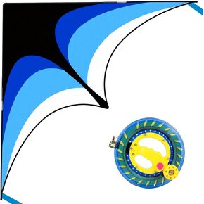 Life Life Colorful Life Kite للأطفال والكبار ، 8in Kite Reel Winder ، Line Kite with Reel ، يأتي مع سلسلة 1000 قدم