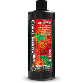 Brightwell Aquatics Coral Inertia NRG+ - All in One Coral Super Food and Multi Nutrient Supplement for All Corals and Their Allies - Aquarium Water Treatments, 250 ml