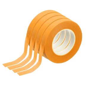 uxcell 4 pcs شريط زهور برتقالي 1/2 "× 29.5 ياردة شريط لاصق بائع الزهور