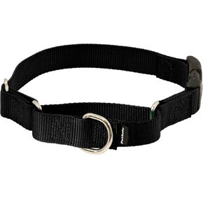 طوق الكلب من Petsafe Martingale مع مشبك سريع - متوسطة ، 3/4 بوصة ، أسود