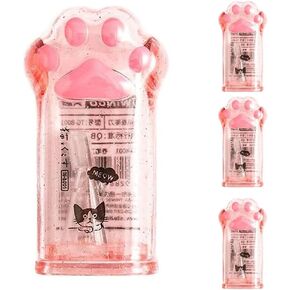 4pcs Pink Cute Cat Paw Pencil Sharpener Kawaii School Schoolies الطالب جائزة الطالب هدية Kawaii قلم رصاص Sharpener Cat School Supplies للأطفال
