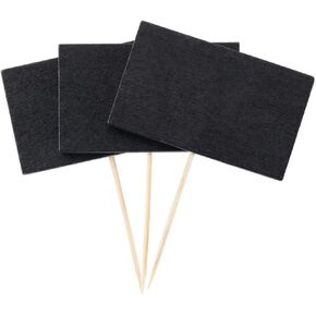 Tablecraft BAMDCB35 3 1/2" Chalkboard Pick - 100/Pack