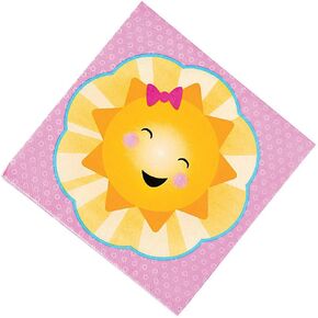 متعددة الألوان النابضة بالحياة أنت مناديل Luncheon Sunshine - 6.5 "(حزمة من 16) - تصميم أنيق - مثالي للاحتفالات والمناسبات الخاصة