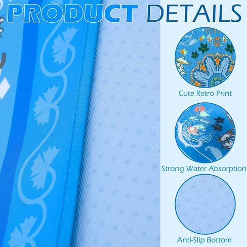BINGPET Dog Cooling Mat, 47''x28'' Extra Large, Upgraded Thickened Cooling Fiber Endothermic Color Changing Pad, Non-Slip Summer Pet Blanket, Foldable Washable Non-Toxic Pet Mat for Indoor Outdoor Use in Kuwait