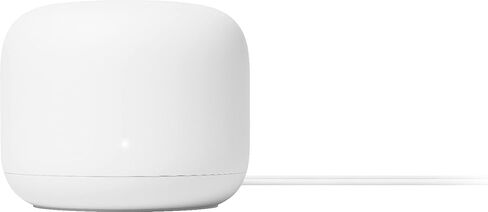 Google Nest WiFi Access Point التعبئة غير المخصصة للبيع بالتجزئة - الاتصال بشبكة AC2200 Wi-Fi الجيل الثاني (عبوتان، ثلج) in Kuwait