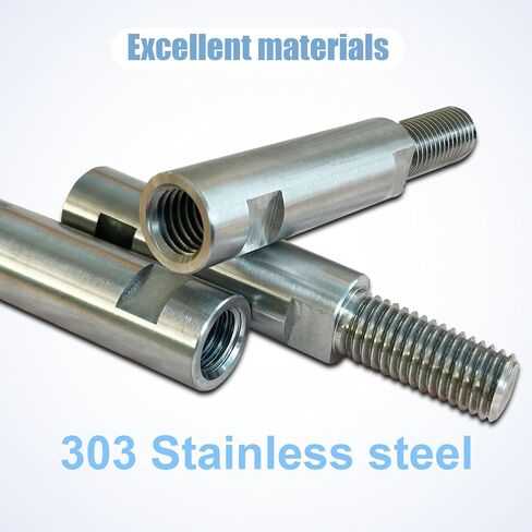 Neeki Flapper Adapter, stainless steel angle grinder adapter, compatible with 5/8"-11UNC thread angle grinders, with 1/4" & 1/8" arbor shanks, converts angle grinders to rotary tools in Kuwait