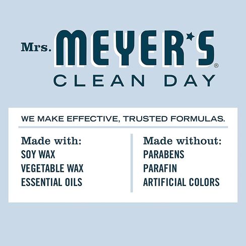 Mrs Meyer's Clean Day Snow Drop Candle (7.2 Ounce (Pack of 1)) in Saudi Arabia