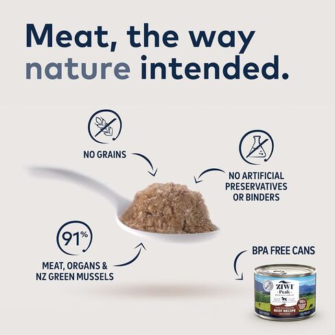 ZIWI Peak Wet Dog Food Variety Pack - Beef, Chicken, Lamb, Mackerel, Tripe, Venison, 6 Pack (6oz Each) in Saudi Arabia