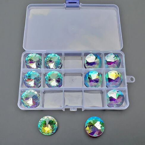 chengmu 30mm Crystal Glass Ball 10pcs Chandelier Prisms Pendants Parts Beads Rainbow Maker Garden Suncatcher for Windows Candelabra Lamp Curtain Party Wedding Decoration - AB Colour in Kuwait