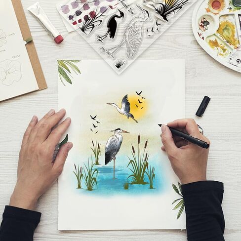 GLOBLELAND Fantasy Horse Silicone Clear Stamps Transparent Stamps for Birthday Valentine's Day Cards Making DIY Scrapbooking Photo Album Decoration Paper Craft in Kuwait