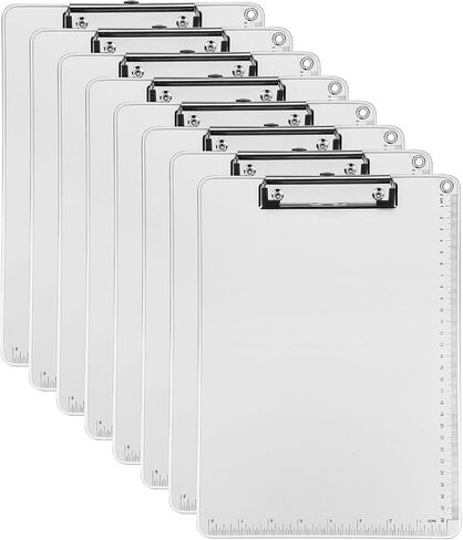 PATIKIL A4 Metal Clipboard, 20Pcs Heavy Duty Aluminum Clipboard Letter Size with Low Profile Clip for Classroom Home Office Outdoor, Size 12.5 x 9 Inch in Kuwait