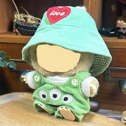 3pcs Labubu Cloths for 17cm Doll ، زي Cosplay Alien for Labubu ، ملحقات ملابس Labubu لطيفة ، لا دمية (أجنبي) in Kuwait
