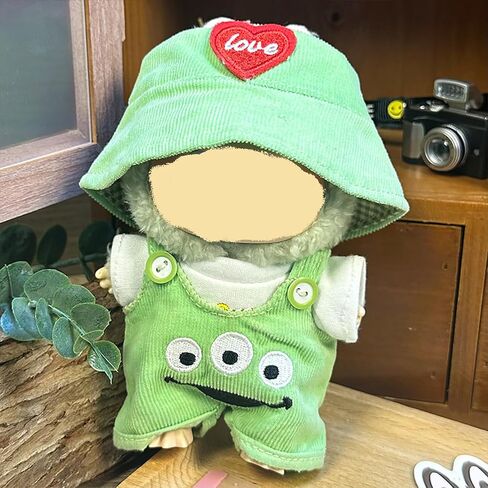 3pcs Labubu Cloths for 17cm Doll ، زي Cosplay Alien for Labubu ، ملحقات ملابس Labubu لطيفة ، لا دمية (أجنبي) in Kuwait