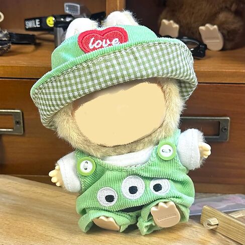 3pcs Labubu Cloths for 17cm Doll ، زي Cosplay Alien for Labubu ، ملحقات ملابس Labubu لطيفة ، لا دمية (أجنبي) in Kuwait