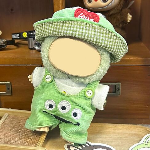 3pcs Labubu Cloths for 17cm Doll ، زي Cosplay Alien for Labubu ، ملحقات ملابس Labubu لطيفة ، لا دمية (أجنبي) in Kuwait