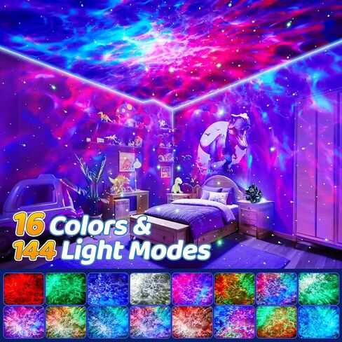 Kids Night Light Projector for Kids Room,3 Films&93 Effects Projector Night Light for Kids,【Remote&3 Timer】Kids Projector,Rotate Dinosaur Night Light Projector,3 Lightness Dinosaur Toys for Kids 3-5 in Kuwait