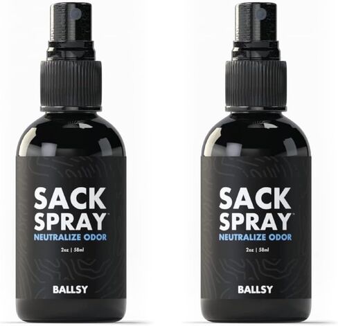 Ballsy Body & Groin Spray – Deodorant for Men - Neutralize Odor & Skin Irritation w/Tea Tree & Aloe Vera Extracts - Cruelty, Sulfate & Paraben-Free Deodorant Spray 2 oz, 1 Pack in Saudi Arabia