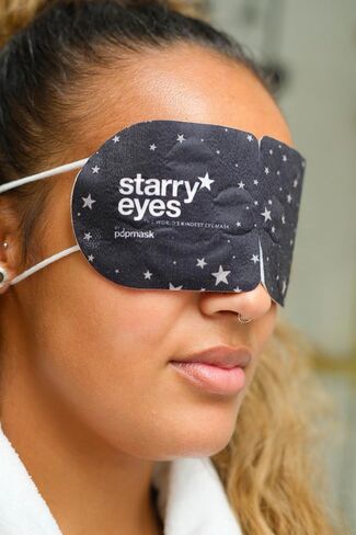 POPBAND Popmask Jet Setter Self-Heating Eye Mask, Jasmin Scent, Natural Heat Relief for Migraines, Headaches, Allergies, and Dry Eyes, 5 Individually Packaged Eye Masks in Saudi Arabia