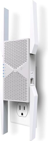 TP-Link AX5400 WiFi 6 Range Extender with Ethernet Port | Internet Signal Booster for Home | Tri-Band Wireless Repeater Amplifier | Built In Access Point Mode | APP Setup | OneMesh Compatible (RE815X) in Saudi Arabia