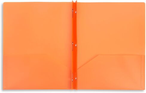 Blue Summit Heavy Duty Plastic Folders with 2 Pockets and Prongs, Bulk Size – 72 Blue Folders in Kuwait