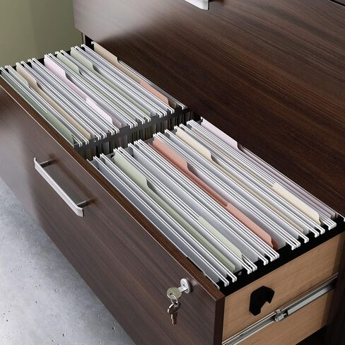 Sauder Office Works Affirm 72 X 24 Desk 3 Drawer Pedestal LAT Ste, Noble Elm Finish in Saudi Arabia