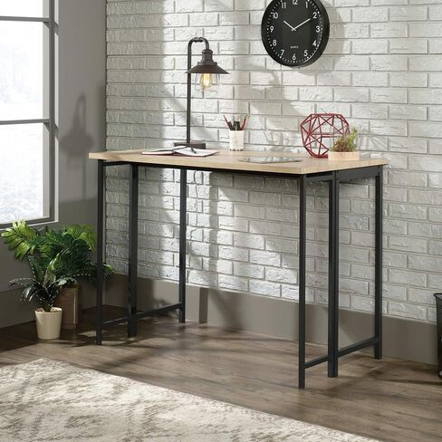 Sauder North Avenue Table with Drop Leaf, L: 47.50" x W: 28.38" x H: 36.13", Charter Oak Finish in Saudi Arabia