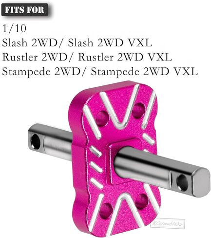 RC Differential Locker Spool Upgrades Part for 1/10 Slash 2WD(VXL),Rustler 2WD(VXL),Stampede 2WD(VXL),Bandit 2WD(VXL),Aluminum Diff Locker Mounts Hop-up,Titanium in Kuwait