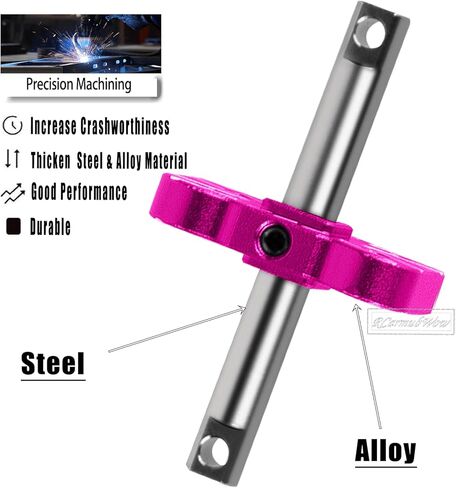RC Differential Locker Spool Upgrades Part for 1/10 Slash 2WD(VXL),Rustler 2WD(VXL),Stampede 2WD(VXL),Bandit 2WD(VXL),Aluminum Diff Locker Mounts Hop-up,Titanium in Kuwait