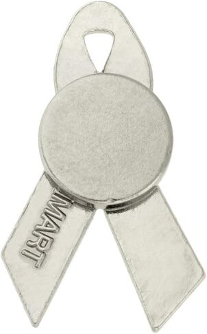 PinMart Breast Cancer Survivor Pink Awareness Ribbon Enamel Lapel Pin - 1 Piece in Kuwait