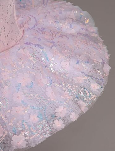 AFAVOM Swan Lake Ballerina Costume for Girls Camisole Skirted Leotard Sequin Ballet Dance Platter Tutu Dress for Performance in Saudi Arabia
