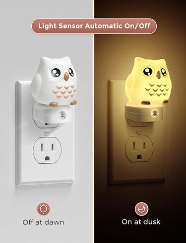 L LOHAS LED Night Light for Kids, 3D Space Night Light Plug in, Dusk to Dawn Nursery Night Lights, RGB+Soft White 3000K, 3 Lighting Modes, Room Decor, Children in Kuwait