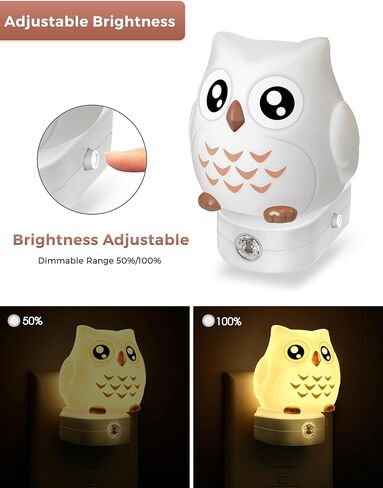 L LOHAS LED Night Light for Kids, 3D Space Night Light Plug in, Dusk to Dawn Nursery Night Lights, RGB+Soft White 3000K, 3 Lighting Modes, Room Decor, Children in Kuwait