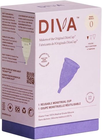 DivaCup - Menstrual Cup - Feminine Hygiene - Leak-Free - BPA Free - Model 1 and DivaWash in Kuwait