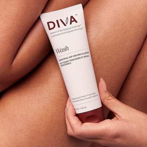 DivaCup - Menstrual Cup - Feminine Hygiene - Leak-Free - BPA Free - Model 1 and DivaWash in Kuwait