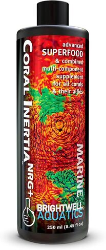 Brightwell Aquatics Coral Ditertia NRG+ - كل شيء في كورال فائقة الطعام والمكملات المتعددة المغذيات لجميع الشعاب المرجانية وحلفائهم - علاجات المياه المائية ، 250 مل in Kuwait