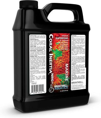Brightwell Aquatics Coral Ditertia NRG+ - كل شيء في كورال فائقة الطعام والمكملات المتعددة المغذيات لجميع الشعاب المرجانية وحلفائهم - علاجات المياه المائية ، 250 مل in Kuwait