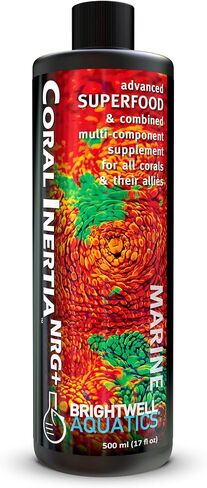 Brightwell Aquatics Coral Ditertia NRG+ - كل شيء في كورال فائقة الطعام والمكملات المتعددة المغذيات لجميع الشعاب المرجانية وحلفائهم - علاجات المياه المائية ، 250 مل in Kuwait