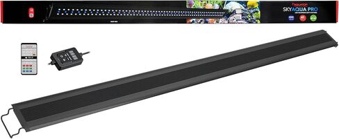 Aquatop SkyAqua Pro LED Aquarium Light, 6,500K Spectrum – Fits 24-30 Inch Tanks – Infrared Remote Control Included – Natural Sunlight Illumination – UL & CSA Listed in Saudi Arabia