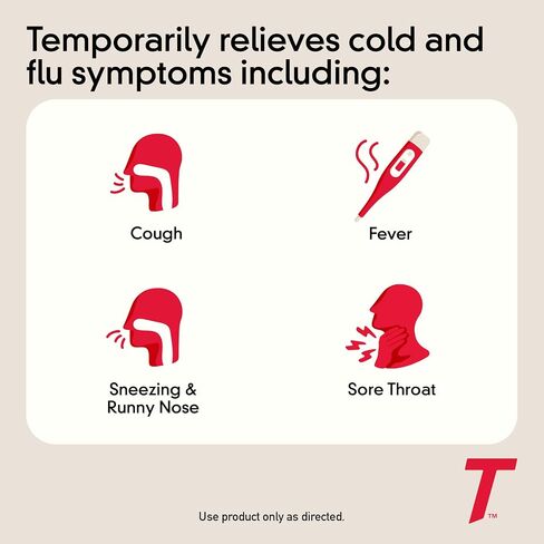 Tylenol Children's TYLENOLCold + Flu Oral Suspension, Bubblegum, 4 Fl. Oz in Kuwait