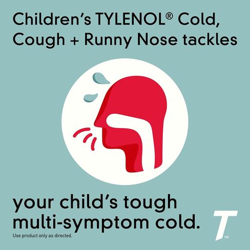 Tylenol Children's TYLENOLCold + Flu Oral Suspension, Bubblegum, 4 Fl. Oz in Kuwait