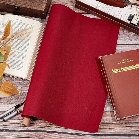 OLYCRAFT 39.4x15.7 Inch Notebook Binding Cloth White Self-Adhesive Bookcover Polyester Fabric with Paper Backed Cloth DIY Notebook Cloth Protective Cover for Notebook Binding Scrapbooking Album DIY in Kuwait
