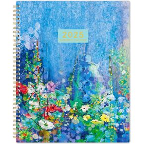 2025-2026 Monthly Planner/Calendar - 9'' x 11'', JUL. 2025 - DEC. 2026, Large 18 Monthly Planner 2025-2026 with Twin-wire Binding, Inner Pocket, Monthly Tabs, Premium Paper
